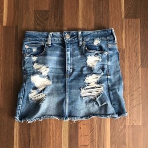 American eagle denim skirt